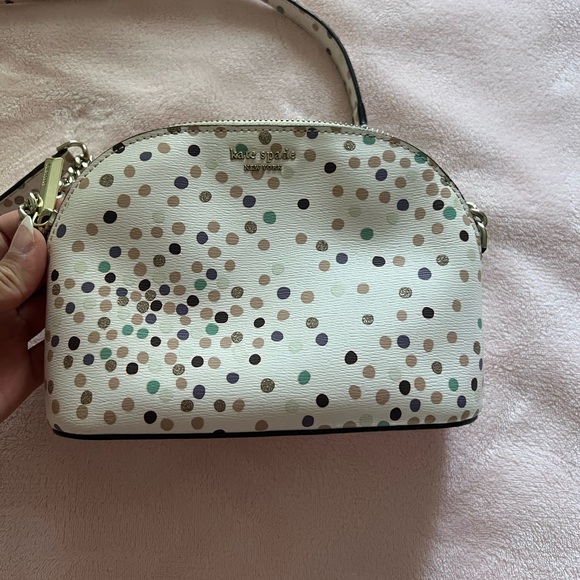 kate spade Handbags - Kate Spade White Polka Dot Women's Bag